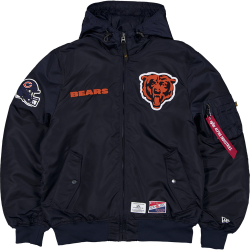 

New Era Mens New Era Bears Alpha Jacket - Mens Navy/Navy Size XL