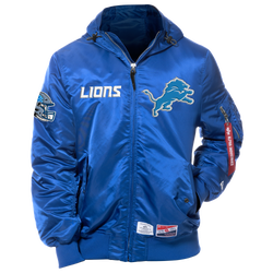 Men's - New Era Lions Alpha Jacket - Blue/Blue