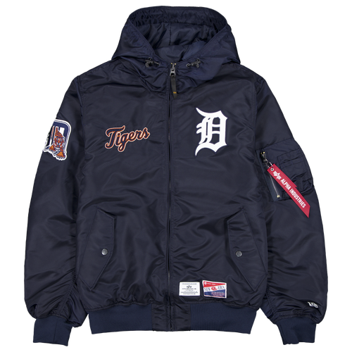 

New Era Mens New Era Tigers Alpha Jacket - Mens Navy/Navy Size XL