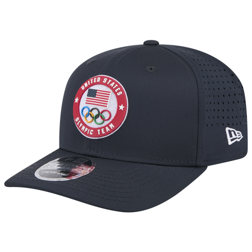 

New Era Mens New Era Olympic Performance Adjustable Cap - Mens White/Navy Size One Size