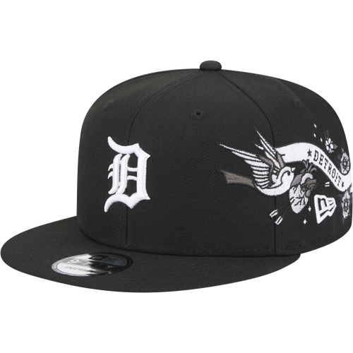 

New Era Mens New Era Tigers City Art - Mens Black/White Size One Size