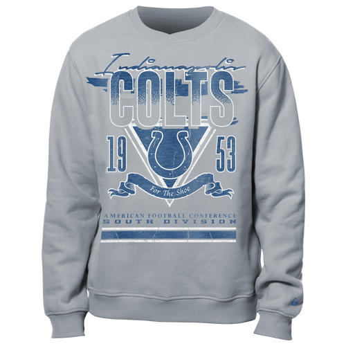 

New Era Mens New Era Colts Crew Sweatshirt - Mens Grey/Multi Size XXL