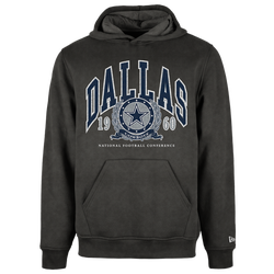 Men's - New Era Cowboys Fitted Pullover Hoodie - Grey/Grey