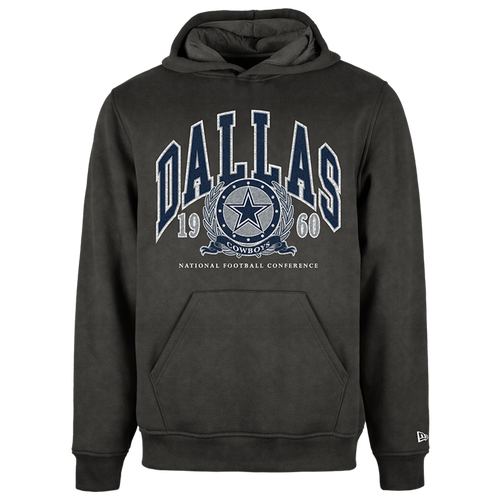 

New Era Mens New Era Cowboys Fitted Pullover Hoodie - Mens Grey/Grey Size 3XL