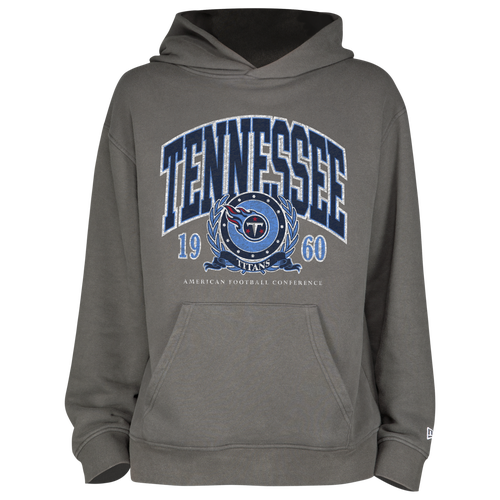 

New Era Mens New Era Titans Fitted Pullover Hoodie - Mens Grey/Grey Size L