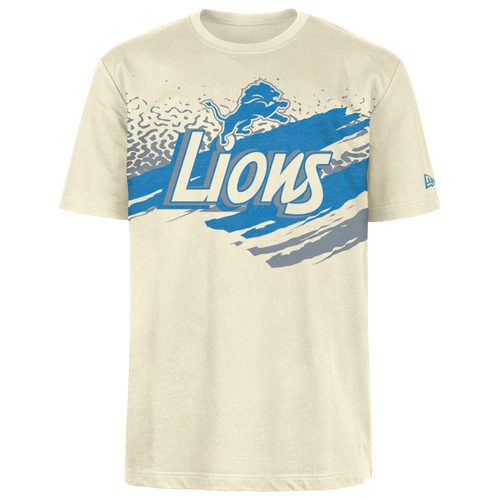 

New Era Mens New Era Lions Fitted Short Sleeve T-Shirt - Mens Tan/Multi Size 3XL