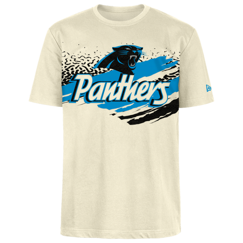 

New Era Mens New Era Panthers Fitted Short Sleeve T-Shirt - Mens Multi/Tan Size L