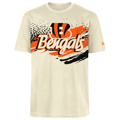 

New Era Mens New Era Bengals Fitted Short Sleeve T-Shirt - Mens Tan/Multi Size M