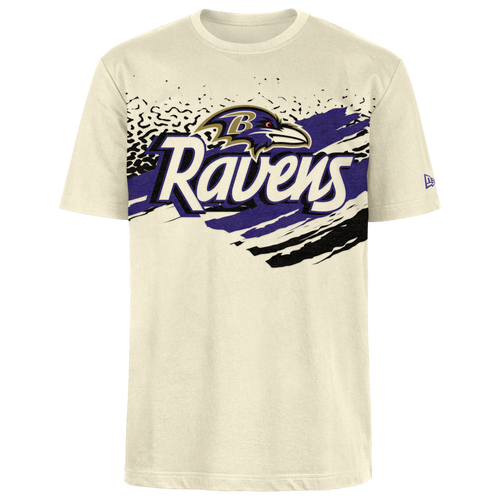 

New Era Mens New Era Ravens Fitted Short Sleeve T-Shirt - Mens Tan/Multi Size XL