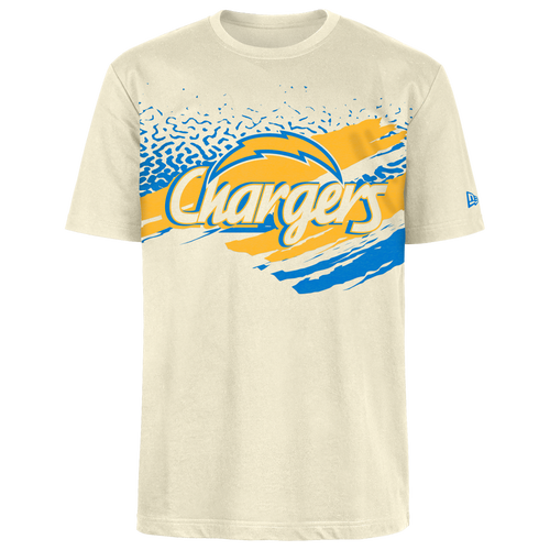 MENS - New Era Chargers Fitted Short Sleeve T-Shirt - Multi/Tan