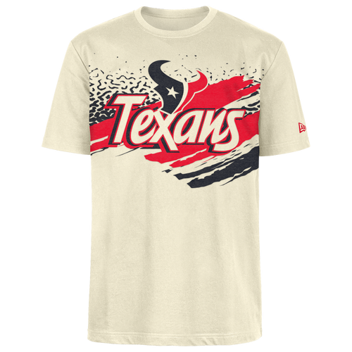 

New Era Mens New Era Texans Fitted Short Sleeve T-Shirt - Mens Multi/Tan Size L