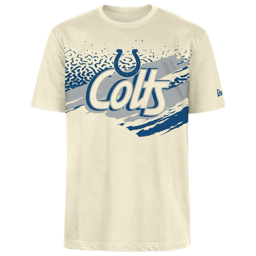 

New Era Mens New Era Colts Fitted Short Sleeve T-Shirt - Mens Multi/Tan Size XXL