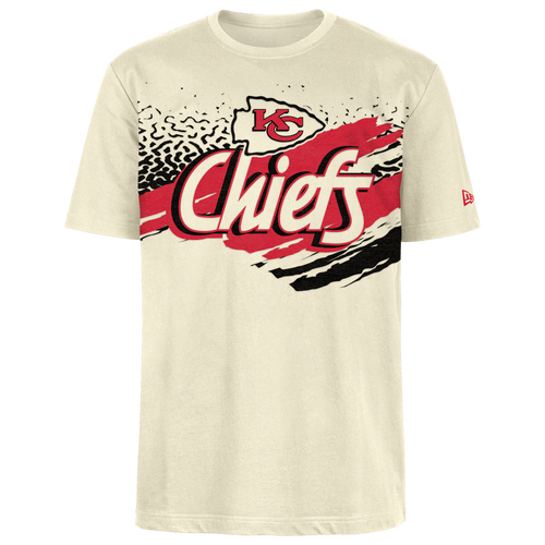 MENS - New Era Chiefs Fitted Short Sleeve T-Shirt - Multi/Tan