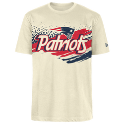 Men's - New Era Patriots Fitted Short Sleeve T-Shirt - Tan/Multi