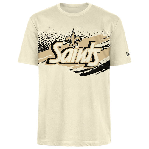 

New Era Mens New Era Saints Fitted Short Sleeve T-Shirt - Mens Tan/Multi Size XL