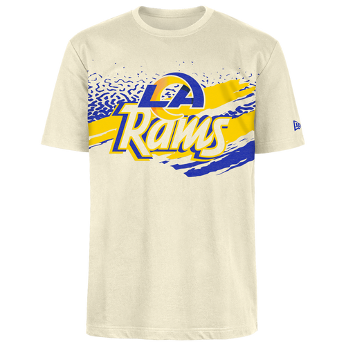 MENS - New Era Rams Fitted Short Sleeve T-Shirt - Tan/Multi