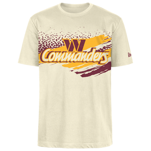 MENS - New Era Commanders Fitted Short Sleeve T-Shirt - Tan/Multi