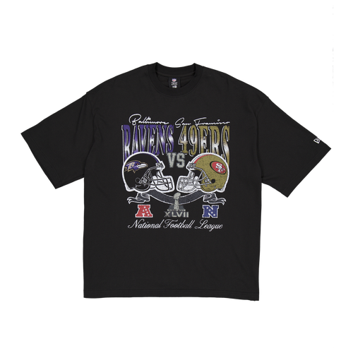 MENS - New Era Ravens/49ers Super Bowl Short Sleeve T-Shirt - Black/Multi