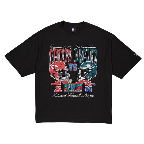MENS - New Era Chiefs/Eagles Super Bowl Short Sleeve T-Shirt - Black/Multi
