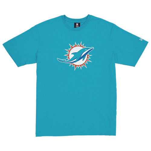 

New Era Mens New Era Dolphins OTC Short Sleeve T-Shirt - Mens Orange/Teal Size M