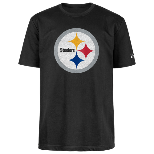 

New Era Mens New Era Steelers OTC Short Sleeve T-Shirt - Mens Black/Yellow Size S