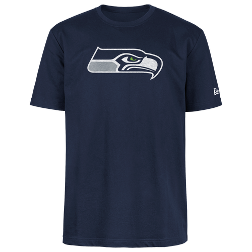 MENS - New Era Seahawks OTC Short Sleeve T-Shirt - Navy/Teal