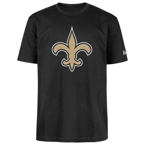 

New Era Mens New Era Saints OTC Short Sleeve T-Shirt - Mens Black/Gold Size S