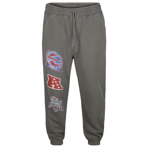 

New Era Mens New Era Bills Fitted Sweatpants - Mens Grey/Grey Size M