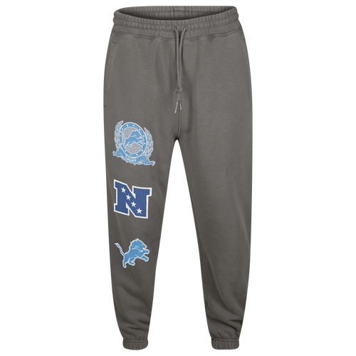 

New Era Mens New Era Lions Fitted Sweatpants - Mens Grey/Grey Size XXL