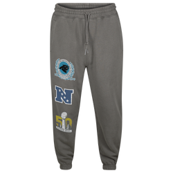Men's - New Era Panthers Fitted Sweatpants - Grey/Grey