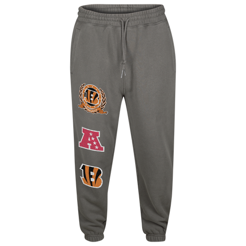 

New Era Mens New Era Bengals Fitted Sweatpants - Mens Grey/Grey Size XL