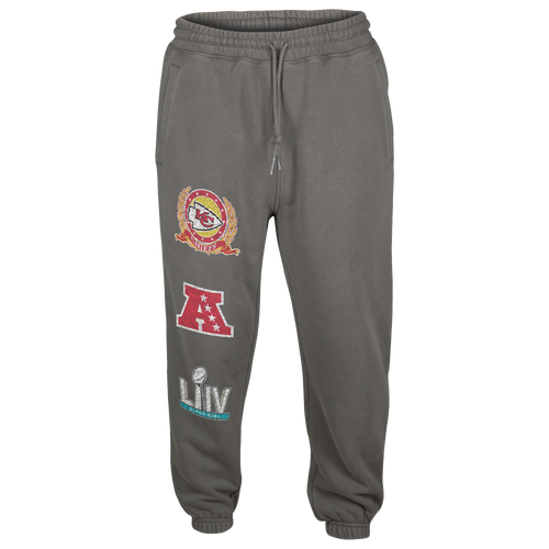 

New Era Mens New Era Chiefs Fiited Sweatpants - Mens Grey/Grey Size XXL