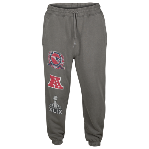 

New Era Mens New Era Patriots Fitted Sweatpants - Mens Grey/Grey Size M