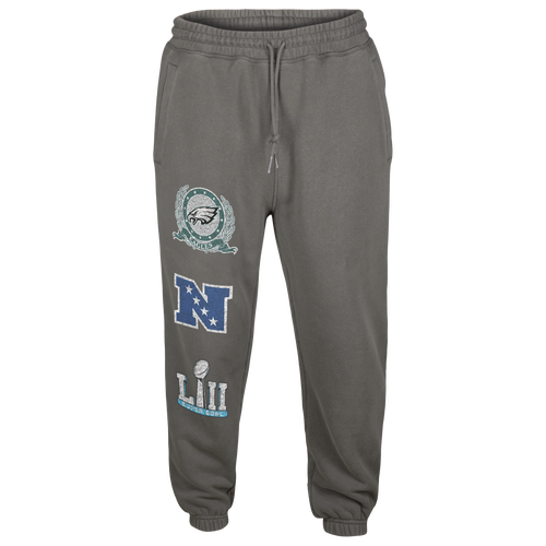 

New Era Mens New Era Eagles Fitted Sweatpants - Mens Grey/Grey Size XL