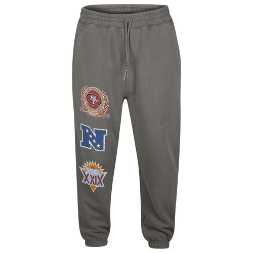 

New Era Mens New Era 49ers Fitted Sweatpants - Mens Grey/Grey Size XXL