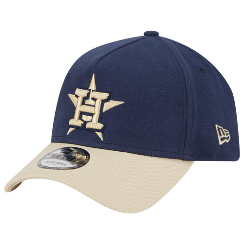 

New Era Houston Astros New Era Astros Moleskin A-Frame - Adult Navy/Tan Size One Size