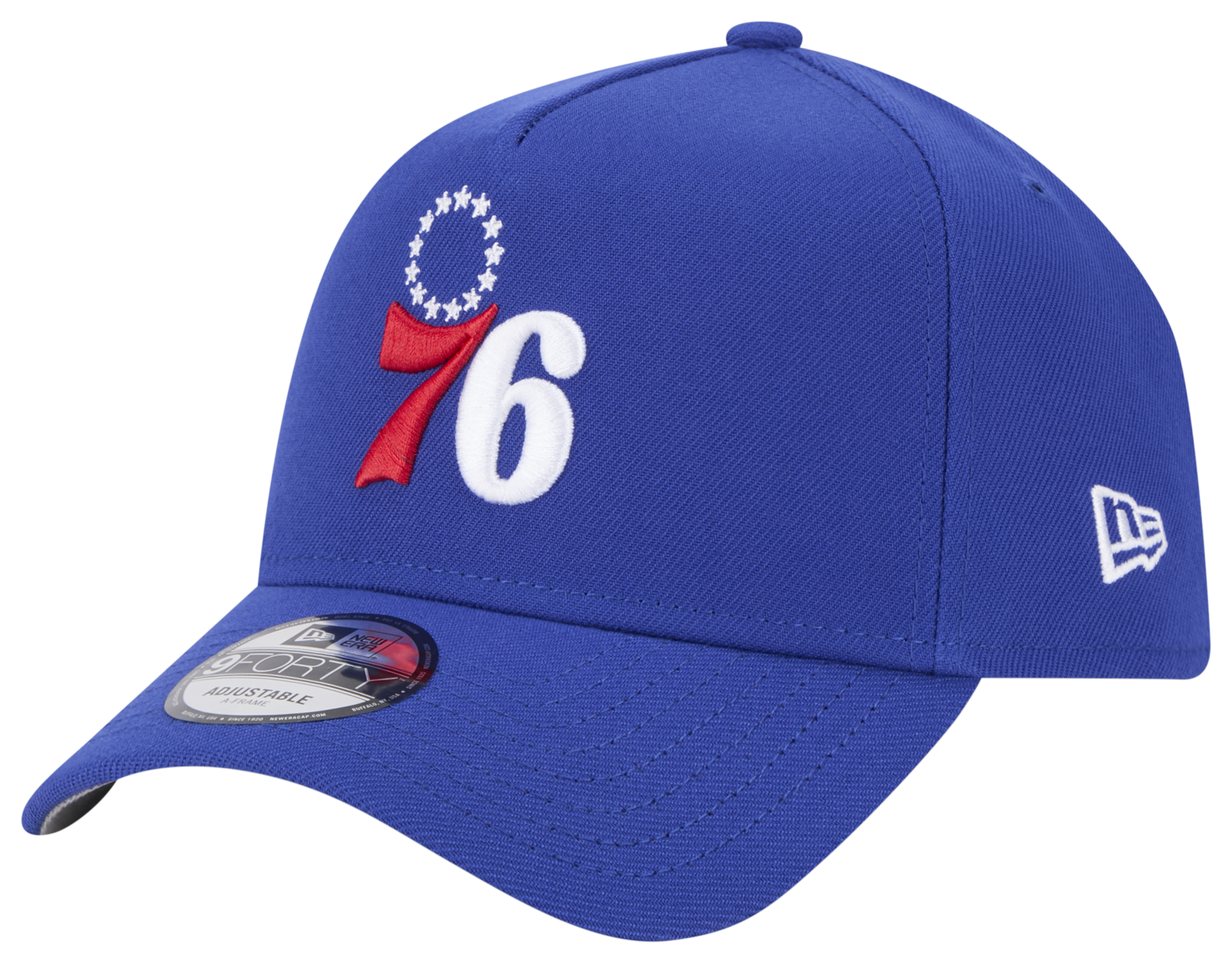 New Era 76ers A-Frame 9FORTY Adjustable Hat - Men's