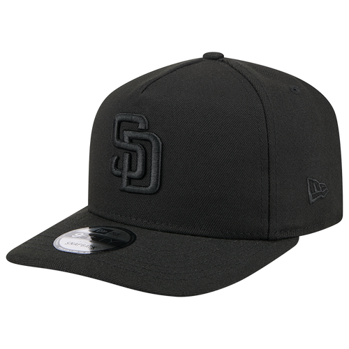 

New Era New Era Padres 9Fifty A-Frame Cap - Adult Black/Black Size One Size