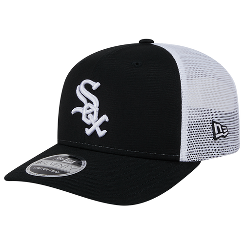 

New Era Mens Chicago White Sox New Era Chicago White Sox CTN Trucker Cap - Mens White/Black Size One Size