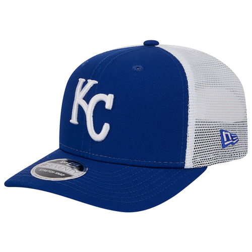 

New Era Mens Kansas City Royals New Era Kansas City Royals CTN Trucker Cap - Mens Blue/White Size One Size