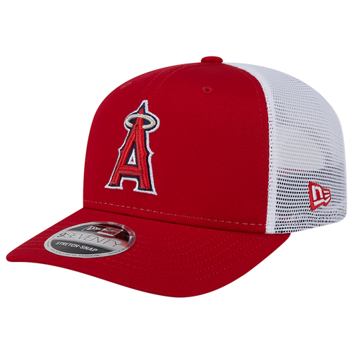 

New Era Mens Los Angeles Angels New Era Anaheim Angels CTN Trucker Cap - Mens Red/White Size One Size