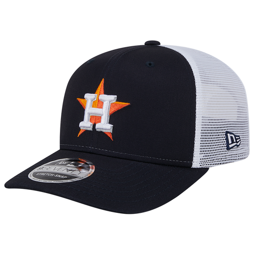 

New Era Mens Houston Astros New Era Houston Astros CTN Trucker Cap - Mens Navy/White Size One Size