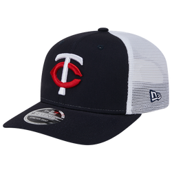 Men's - New Era Minnesota Twins CTN Trucker Cap - Navy/White