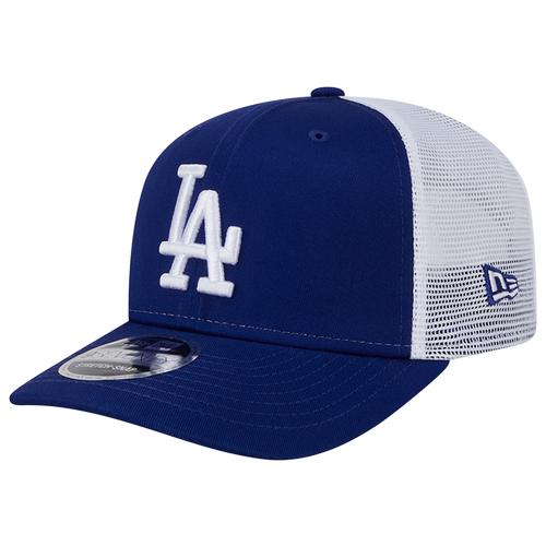 

New Era Mens Los Angeles Dodgers New Era Los Angeles Dodgers CTN Trucker Cap - Mens Blue/White Size One Size