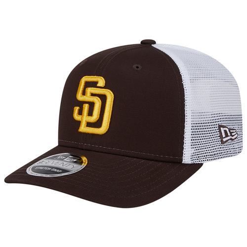 

New Era Mens San Diego Padres New Era San Diego Padres CTN Trucker Cap - Mens Brown/White Size One Size