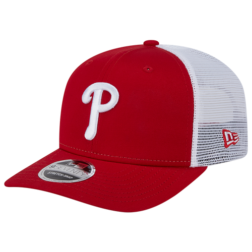 

New Era Mens Philadelphia Phillies New Era Philadelphia Phillies CTN Trucker Cap - Mens Red/White Size One Size