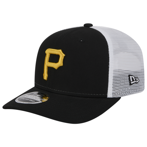 

New Era Mens Pittsburgh Pirates New Era Pittsburgh Pirates CTN Trucker Cap - Mens White/Black Size One Size