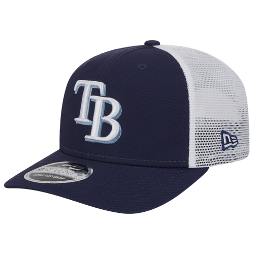 

New Era Mens Tampa Bay Rays New Era Tampa Bay Rays CTN Trucker Cap - Mens Navy/White Size One Size