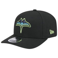 Men's - New Era Rays 9SEVENTY Poly Cap - Black/Green