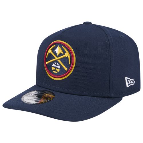  - New Era Nuggets 9FIFTY A-Frame Polyester Cap - Navy/Yellow